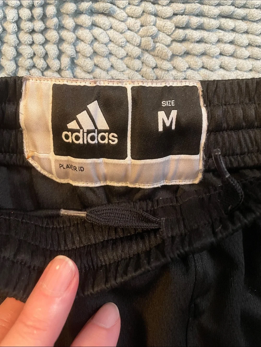 Set of 2 - adidas Black Shorts with White Trim and Wolf Graphic - Kids